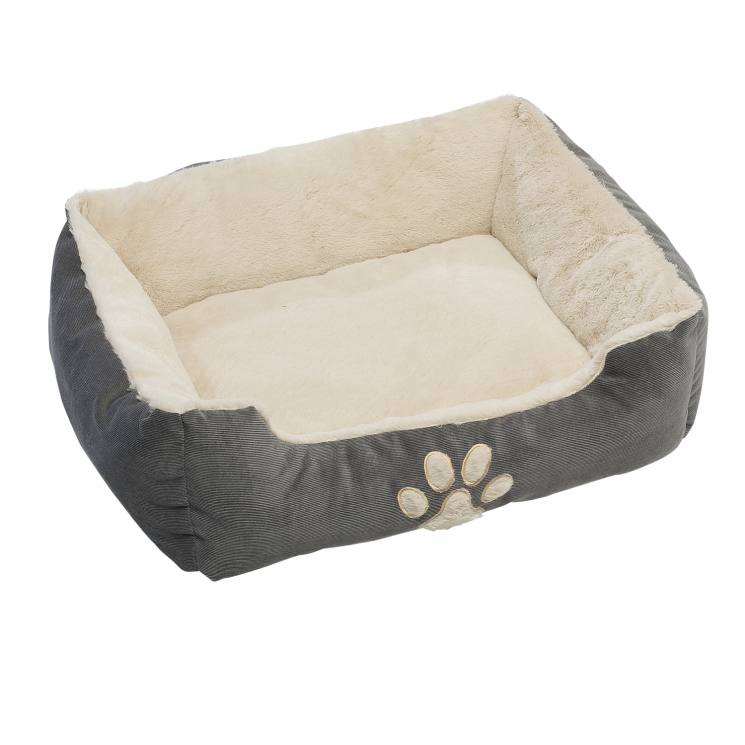 Pet Comfort Lit pour animaux avec coussin animal 60x48x18cm