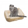 Pet Comfort Lit pour animaux avec coussin animal 60x48x18cm