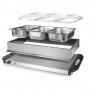 Cheffinger CF-BW300: Réchauffeur De Buffet 2 En 1 De 3