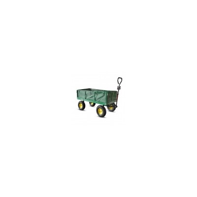 Chariot de jardin en acier avec bâche amovible  138x62x68CM