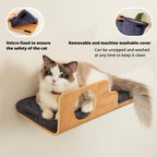Hole Cat Wall Shelves & 2 Cat Wall Steps