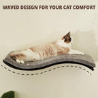 Wave Cat Shelf - Modern Cat Wall Furniture
