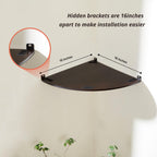 Corner Cat Shelf with Comfortable Cat Pad