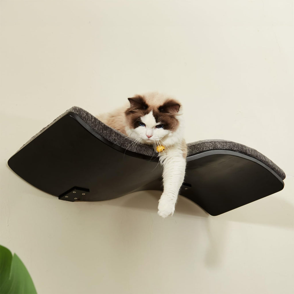 Wave Cat Shelf - Modern Cat Wall Furniture